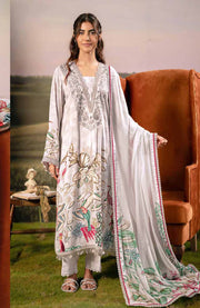 Mariab - M BASIC PRE-FALL CASUAL'25 BY MARIA B PRINTED ARABIC LAWN SUITS UNSTITCHED 3 PIECE - SUMMER COLLECTION - aubranz.com