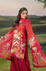 Mariab - M BASIC PRE-FALL CASUAL'25 BY MARIA B PRINTED ARABIC LAWN SUITS UNSTITCHED 3 PIECE - SUMMER COLLECTION - aubranz.com