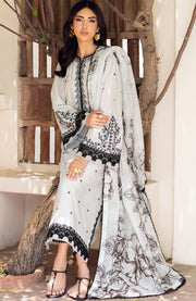 Zarif - Nura Textured Lawn'25 By Zarif Embroidered Suits Unstitched 3 Piece - Summer Collection - aubranz.com