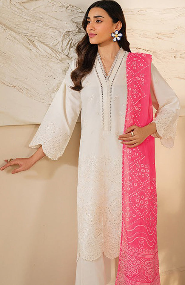 Xenia - Xenia Lawn'25 Embroidered Suits Unstitched 3 Piece - Summer Collection - aubranz.com