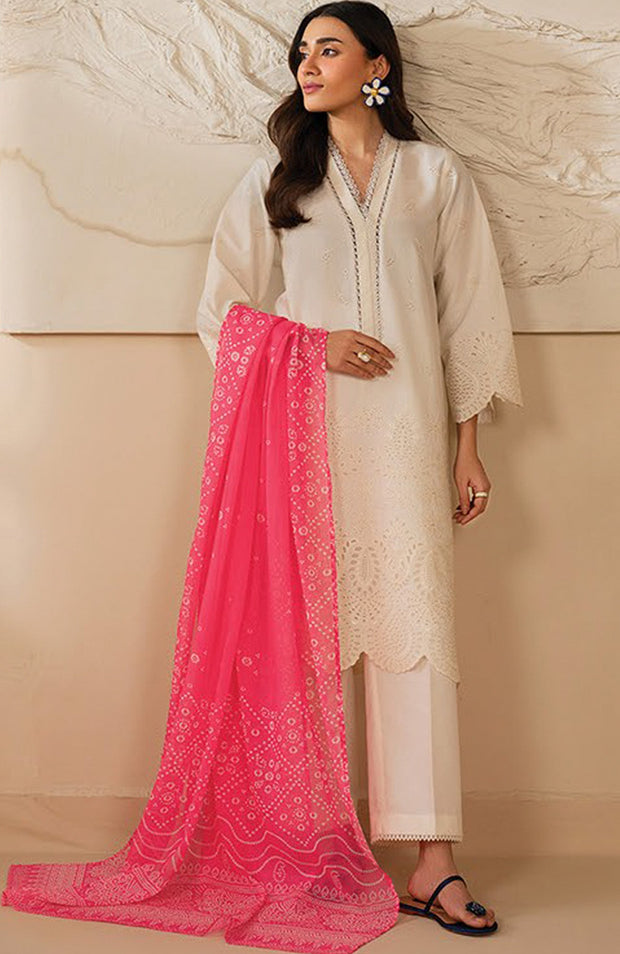 Xenia - Xenia Lawn'25 Embroidered Suits Unstitched 3 Piece - Summer Collection - aubranz.com