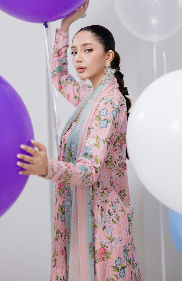 Qalamkar - Q Prints Vol II'25 by Qalamkar Printed Lawn Suits Unstitched 3 Piece - Summer Collection - aubranz.com