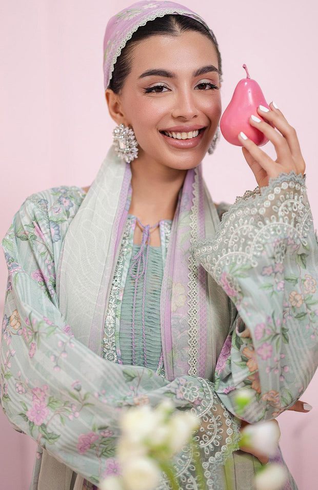 Qalamkar - Q Prints Vol II'25 by Qalamkar Printed Lawn Suits Unstitched 3 Piece - Summer Collection - aubranz.com