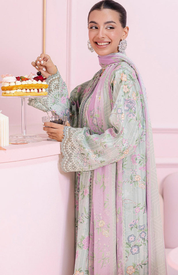 Qalamkar - Q Prints Vol II'25 by Qalamkar Printed Lawn Suits Unstitched 3 Piece - Summer Collection - aubranz.com