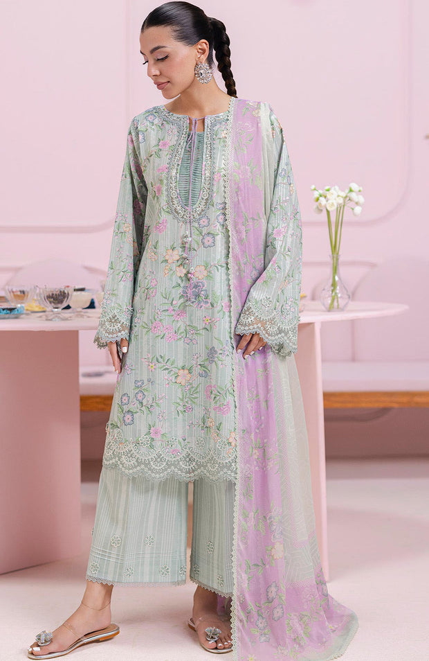 Qalamkar - Q Prints Vol II'25 by Qalamkar Printed Lawn Suits Unstitched 3 Piece - Summer Collection - aubranz.com