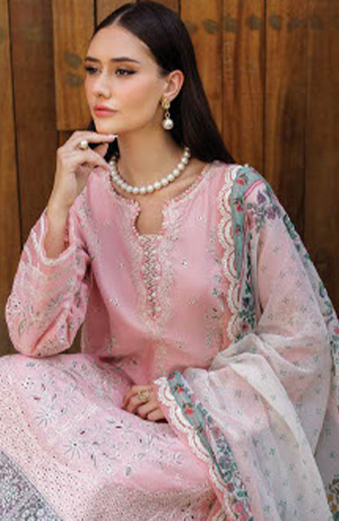 Xenia - Xenia Luxury Lawn'25 Embroidered Suits Unstitched 3 Piece - Summer Collection - aubranz.com