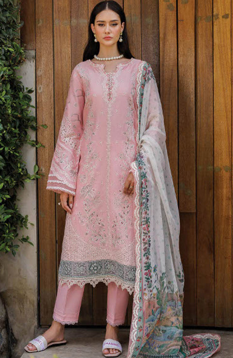 Xenia - Xenia Luxury Lawn'25 Embroidered Suits Unstitched 3 Piece - Summer Collection - aubranz.com