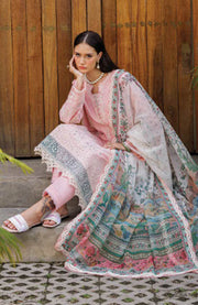Xenia - Xenia Luxury Lawn'25 Embroidered Suits Unstitched 3 Piece - Summer Collection - aubranz.com