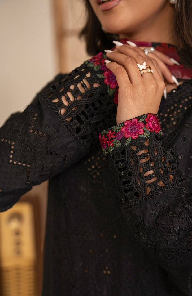 Zarif - Lamhay Luxury Lawn'25 By Zarif Embroidered Suits Unstitched 3 Piece - Summer Collectiom - aubranz.com