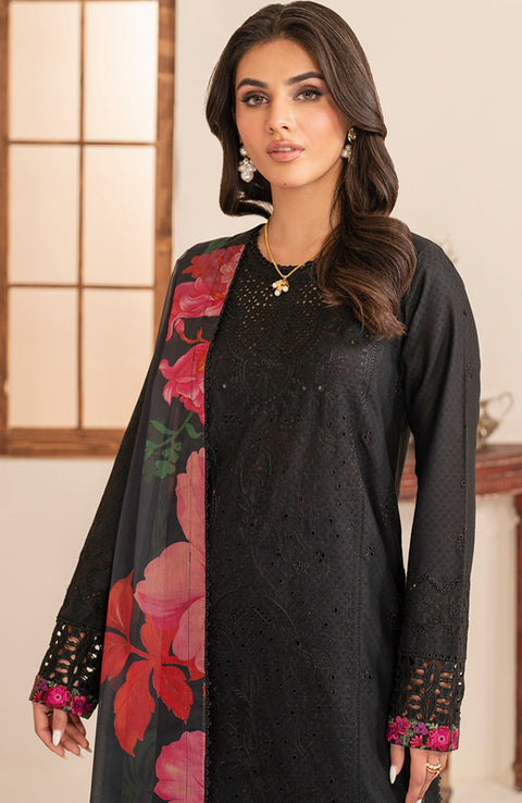 Zarif - Lamhay Luxury Lawn'25 By Zarif Embroidered Suits Unstitched 3 Piece - Summer Collectiom - aubranz.com