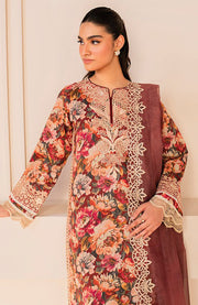 Xenia - XENIA PRINTKARI LAWN'25 EMBROIDERED SUITS UNSTITCHED 3 PIECE - SUMMER COLLECTION - aubranz.com