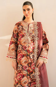 Xenia - XENIA PRINTKARI LAWN'25 EMBROIDERED SUITS UNSTITCHED 3 PIECE - SUMMER COLLECTION - aubranz.com