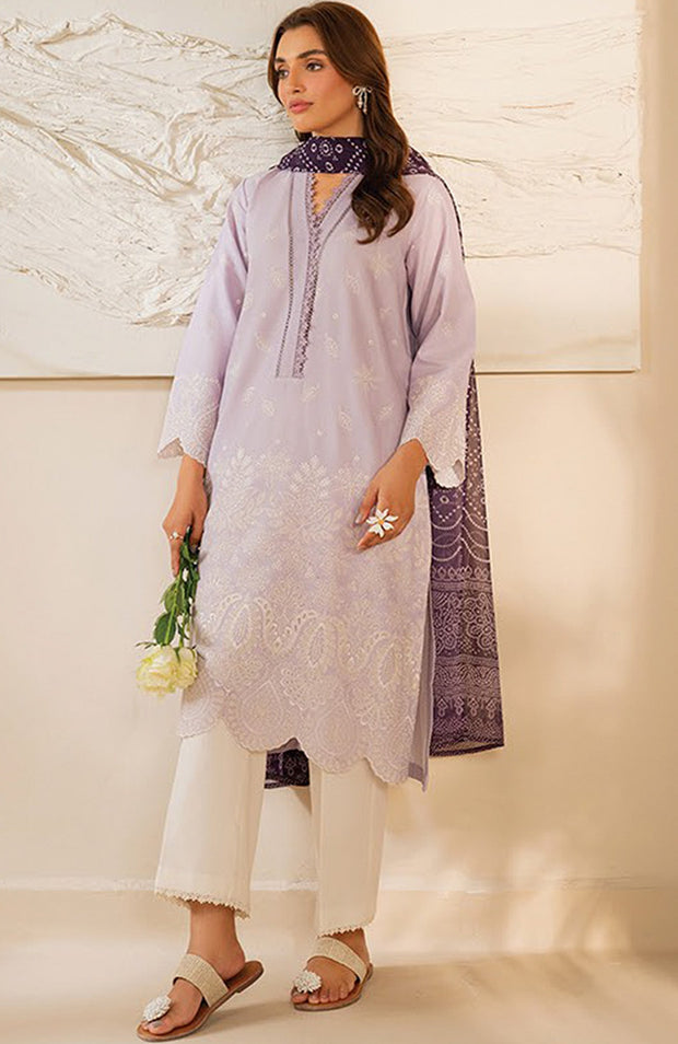 Xenia - Xenia Lawn'25 Embroidered Suits Unstitched 3 Piece - Summer Collection - aubranz.com