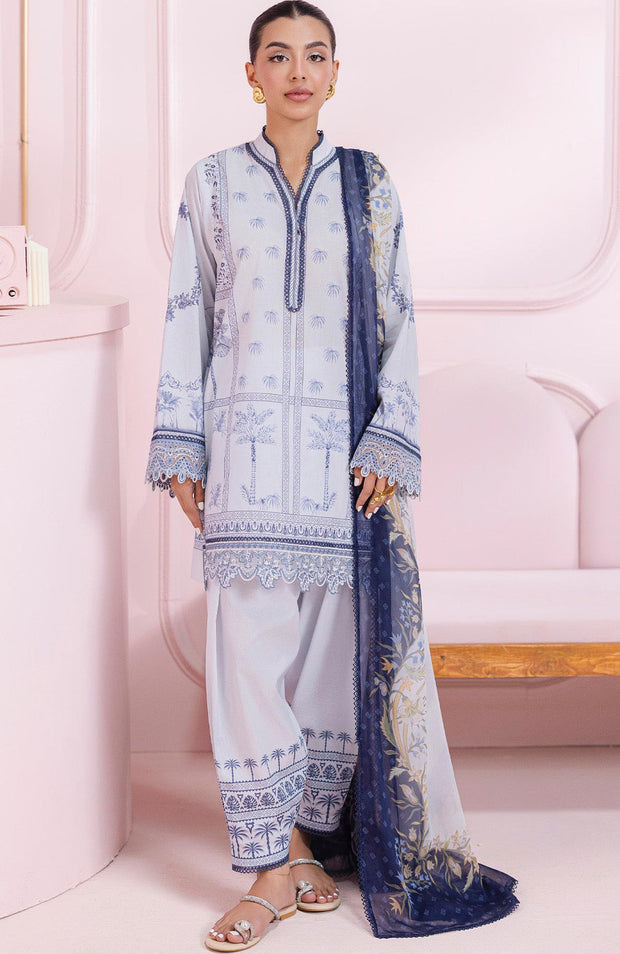 Qalamkar - Q Prints Vol II'25 by Qalamkar Printed Lawn Suits Unstitched 3 Piece - Summer Collection - aubranz.com