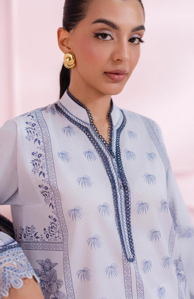 Qalamkar - Q Prints Vol II'25 by Qalamkar Printed Lawn Suits Unstitched 3 Piece - Summer Collection - aubranz.com