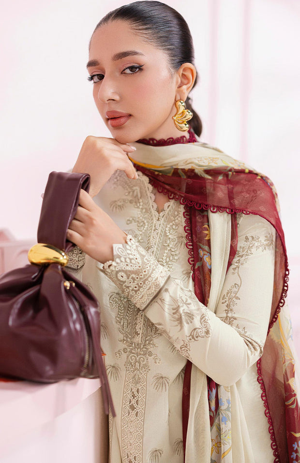 Qalamkar - Q Prints Vol II'25 by Qalamkar Printed Lawn Suits Unstitched 3 Piece - Summer Collection - aubranz.com