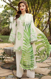 Mariab - M Basic Eid II Collection'25 Printed Lawn Suits Unstitched 3 piece - summer collection - aubranz.com