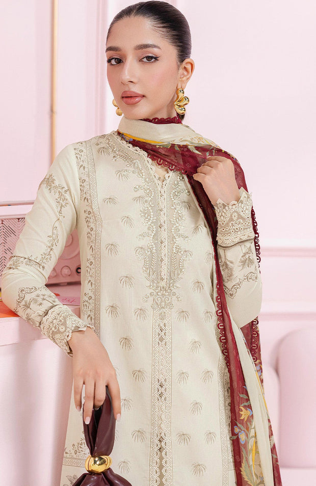 Qalamkar - Q Prints Vol II'25 by Qalamkar Printed Lawn Suits Unstitched 3 Piece - Summer Collection - aubranz.com