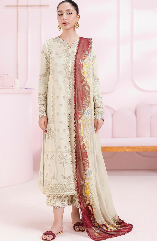 Qalamkar - Q Prints Vol II'25 by Qalamkar Printed Lawn Suits Unstitched 3 Piece - Summer Collection - aubranz.com