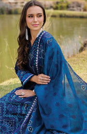 Xenia - Xenia Luxury Lawn'25 Embroidered Suits Unstitched 3 Piece - Summer Collection - aubranz.com