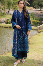 Xenia - Xenia Luxury Lawn'25 Embroidered Suits Unstitched 3 Piece - Summer Collection - aubranz.com