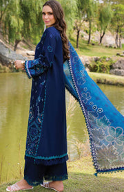 Xenia - Xenia Luxury Lawn'25 Embroidered Suits Unstitched 3 Piece - Summer Collection - aubranz.com