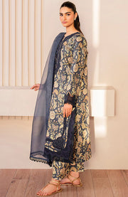 Xenia - XENIA PRINTKARI LAWN'25 EMBROIDERED SUITS UNSTITCHED 3 PIECE - SUMMER COLLECTION - aubranz.com