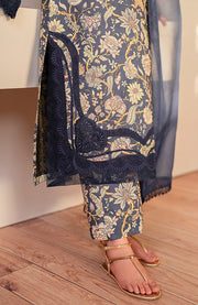 Xenia - XENIA PRINTKARI LAWN'25 EMBROIDERED SUITS UNSTITCHED 3 PIECE - SUMMER COLLECTION - aubranz.com
