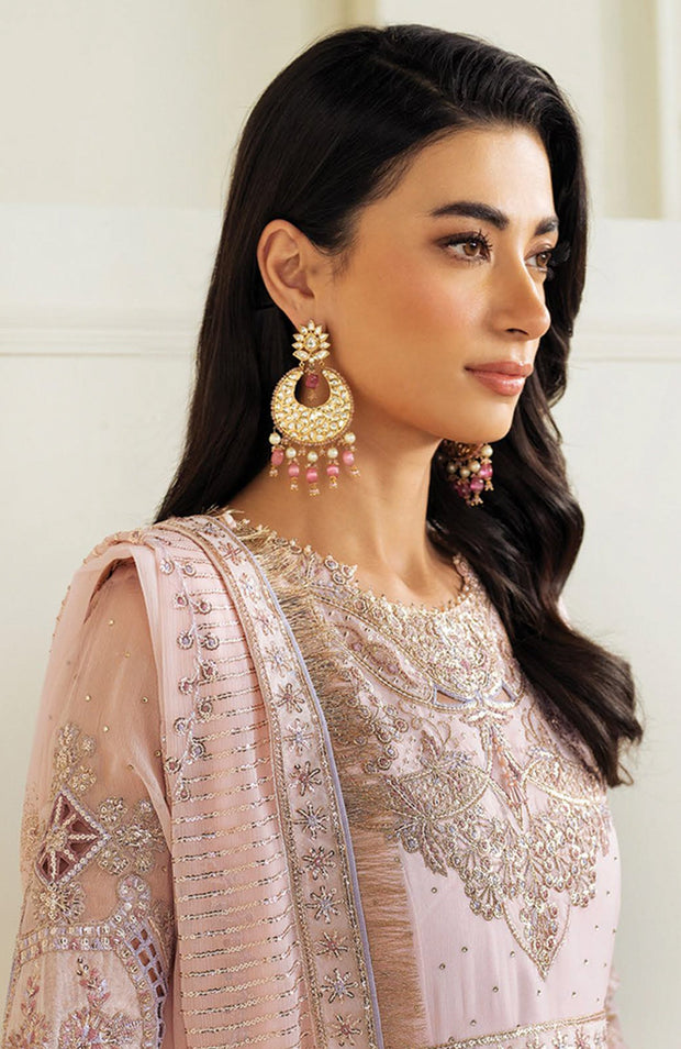Alizehbybilal - Alizeh celine luxury chiffon'25 Embroidered Suits unstitched 3 piece - formal collection - aubranz.com