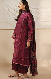 Xenia - Xenia Lawn'25 Embroidered Suits Unstitched 3 Piece - Summer Collection - aubranz.com