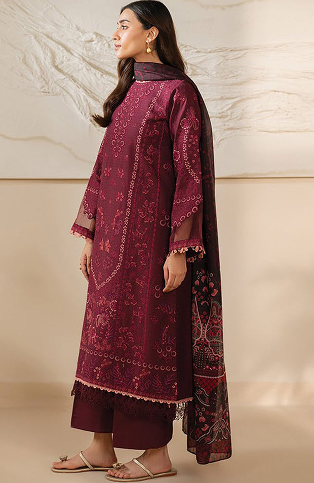 Xenia - Xenia Lawn'25 Embroidered Suits Unstitched 3 Piece - Summer Collection - aubranz.com