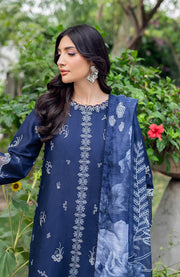 Zarif - Nura Textured Lawn'25 By Zarif Embroidered Suits Unstitched 3 Piece - Summer Collection - aubranz.com