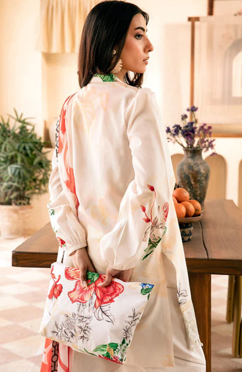 Mariab - M Basic Eid II Collection'25 Printed Lawn Suits Unstitched 3 piece - summer collection - aubranz.com