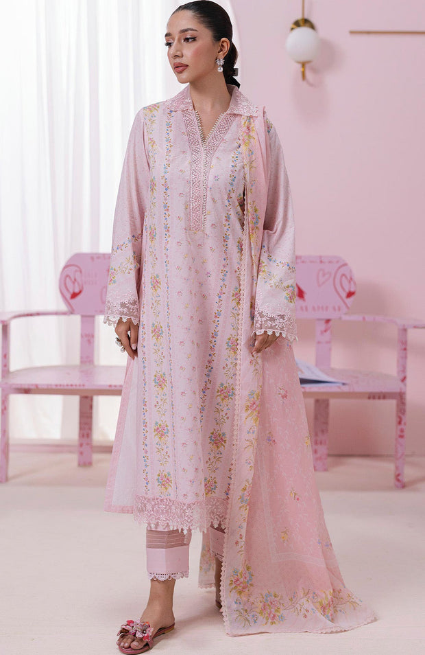 Qalamkar - Q Prints Vol II'25 by Qalamkar Printed Lawn Suits Unstitched 3 Piece - Summer Collection - aubranz.com