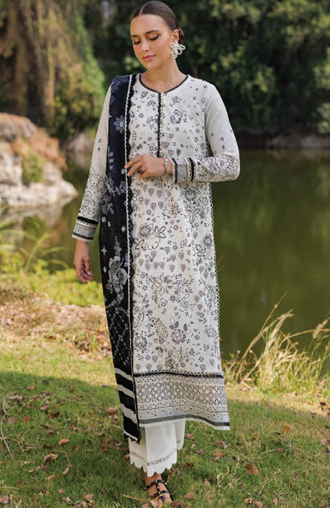Xenia - Xenia Luxury Lawn'25 Embroidered Suits Unstitched 3 Piece - Summer Collection - aubranz.com