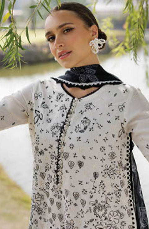 Xenia - Xenia Luxury Lawn'25 Embroidered Suits Unstitched 3 Piece - Summer Collection - aubranz.com