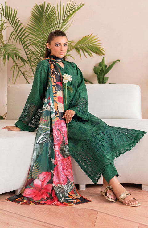 Xenia - XENIA PRINTKARI LAWN'25 EMBROIDERED SUITS UNSTITCHED 3 PIECE - SUMMER COLLECTION - aubranz.com