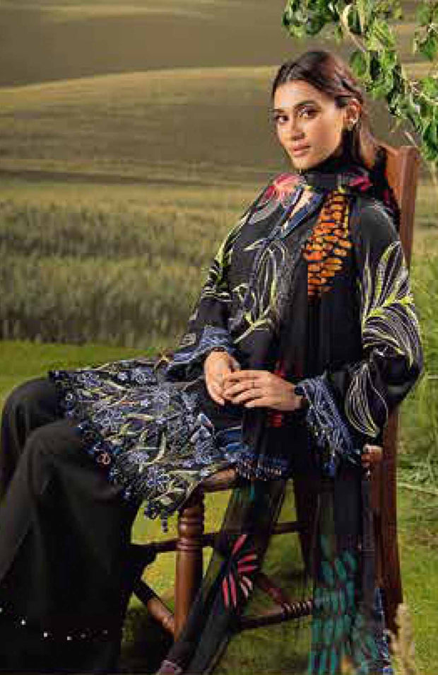 Mariab - M BASIC PRE-FALL CASUAL'25 BY MARIA B PRINTED ARABIC LAWN SUITS UNSTITCHED 3 PIECE - SUMMER COLLECTION - aubranz.com