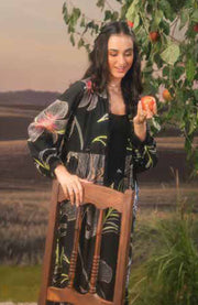 Mariab - M BASIC PRE-FALL CASUAL'25 BY MARIA B PRINTED ARABIC LAWN SUITS UNSTITCHED 3 PIECE - SUMMER COLLECTION - aubranz.com