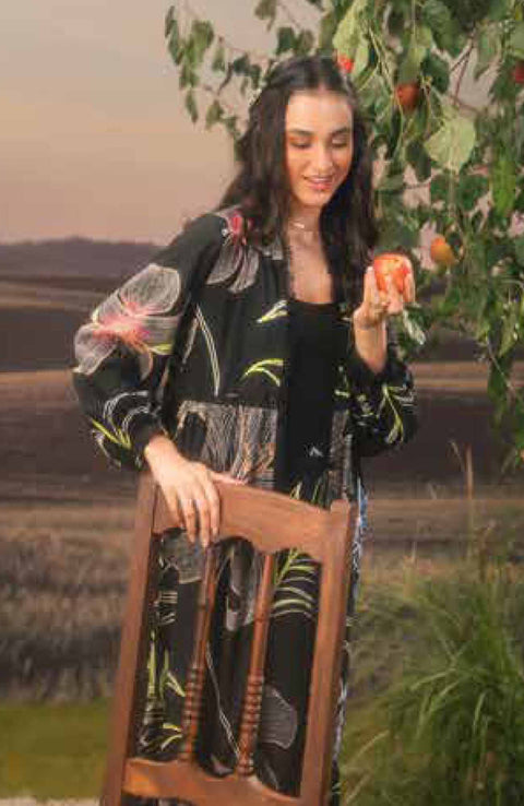 Mariab - M BASIC PRE-FALL CASUAL'25 BY MARIA B PRINTED ARABIC LAWN SUITS UNSTITCHED 3 PIECE - SUMMER COLLECTION - aubranz.com