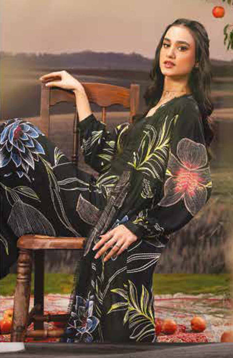 Mariab - M BASIC PRE-FALL CASUAL'25 BY MARIA B PRINTED ARABIC LAWN SUITS UNSTITCHED 3 PIECE - SUMMER COLLECTION - aubranz.com