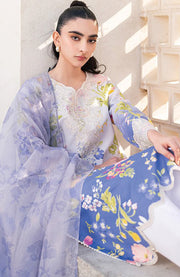 Xenia - Xenia Lawn'25 Embroidered Suits Unstitched 3 Piece - Summer Collection - aubranz.com