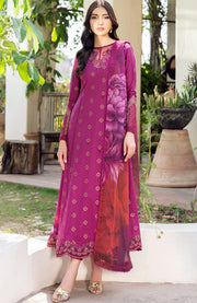 Zarif - Nura Textured Lawn'25 By Zarif Embroidered Suits Unstitched 3 Piece - Summer Collection - aubranz.com