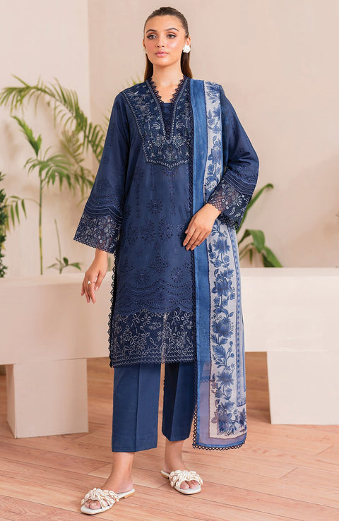 Xenia - XENIA PRINTKARI LAWN'25 EMBROIDERED SUITS UNSTITCHED 3 PIECE - SUMMER COLLECTION - aubranz.com