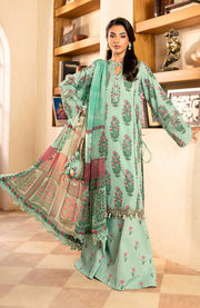 Mariab - M Basic Eid II Collection'25 Printed Lawn Suits Unstitched 3 piece - summer collection - aubranz.com