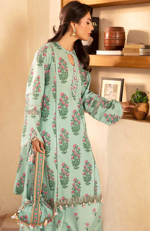 Mariab - M Basic Eid II Collection'25 Printed Lawn Suits Unstitched 3 piece - summer collection - aubranz.com
