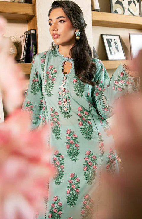 Mariab - M Basic Eid II Collection'25 Printed Lawn Suits Unstitched 3 piece - summer collection - aubranz.com
