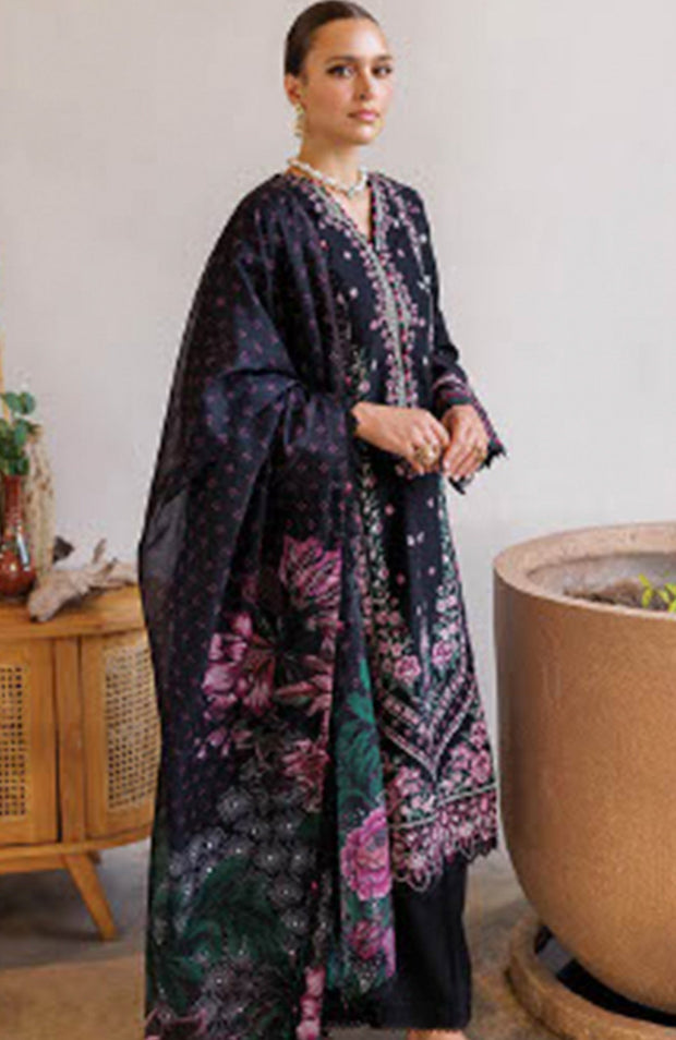 Xenia - Xenia Luxury Lawn'25 Embroidered Suits Unstitched 3 Piece - Summer Collection - aubranz.com