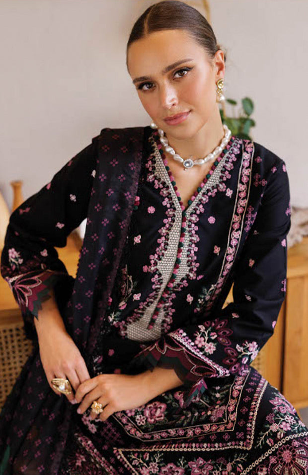 Xenia - Xenia Luxury Lawn'25 Embroidered Suits Unstitched 3 Piece - Summer Collection - aubranz.com