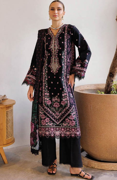 Xenia - Xenia Luxury Lawn'25 Embroidered Suits Unstitched 3 Piece - Summer Collection - aubranz.com